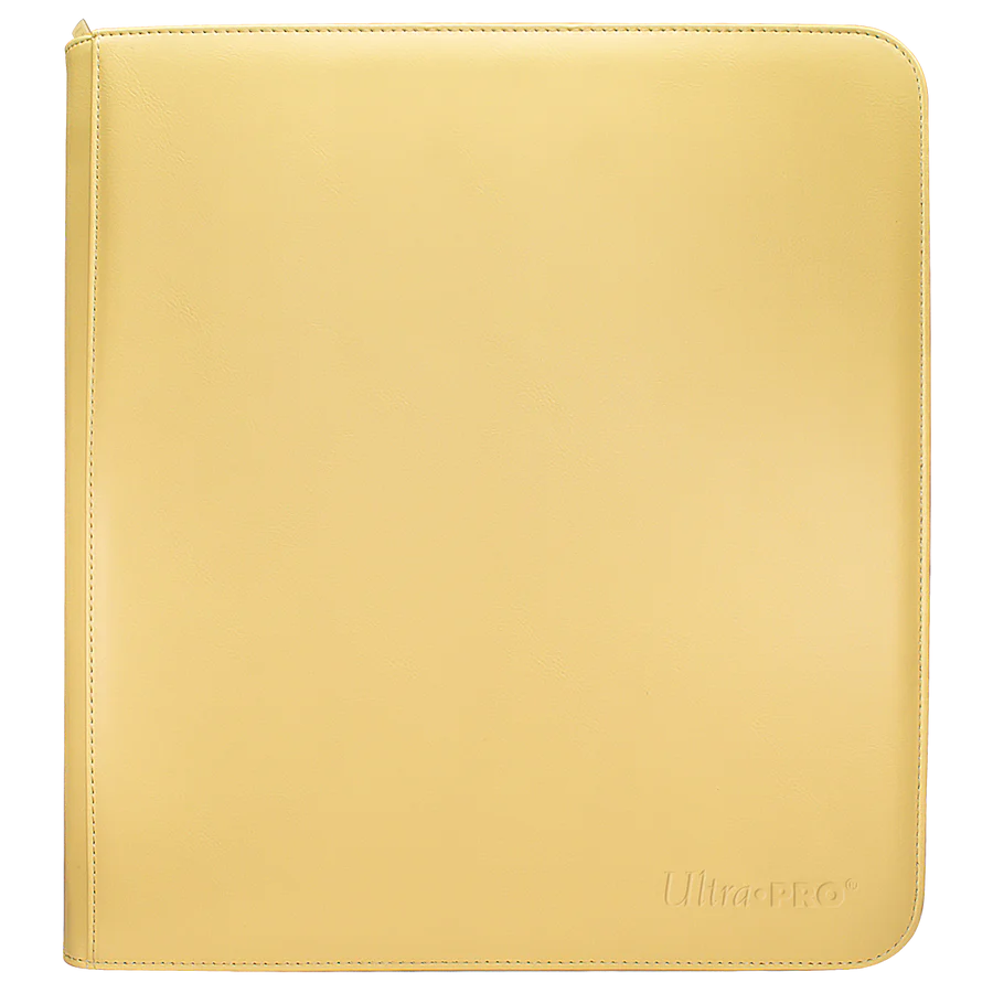 Vivid 12-Pocket Zippered PRO-BINDER - YELLOW