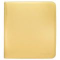 Vivid 12-Pocket Zippered PRO-BINDER - YELLOW