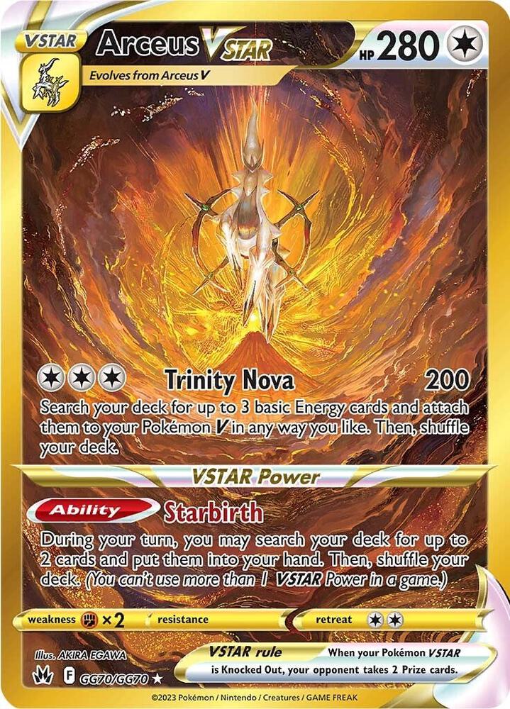 Arceus VSTAR (Secret) - SWSH: Crown Zenith: Galarian Gallery (CRZ:GG)