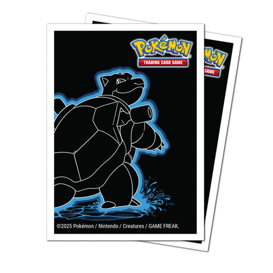 Deck Protectors: Pokemon Apex- Neon Kanto- Blastoise (105ct)