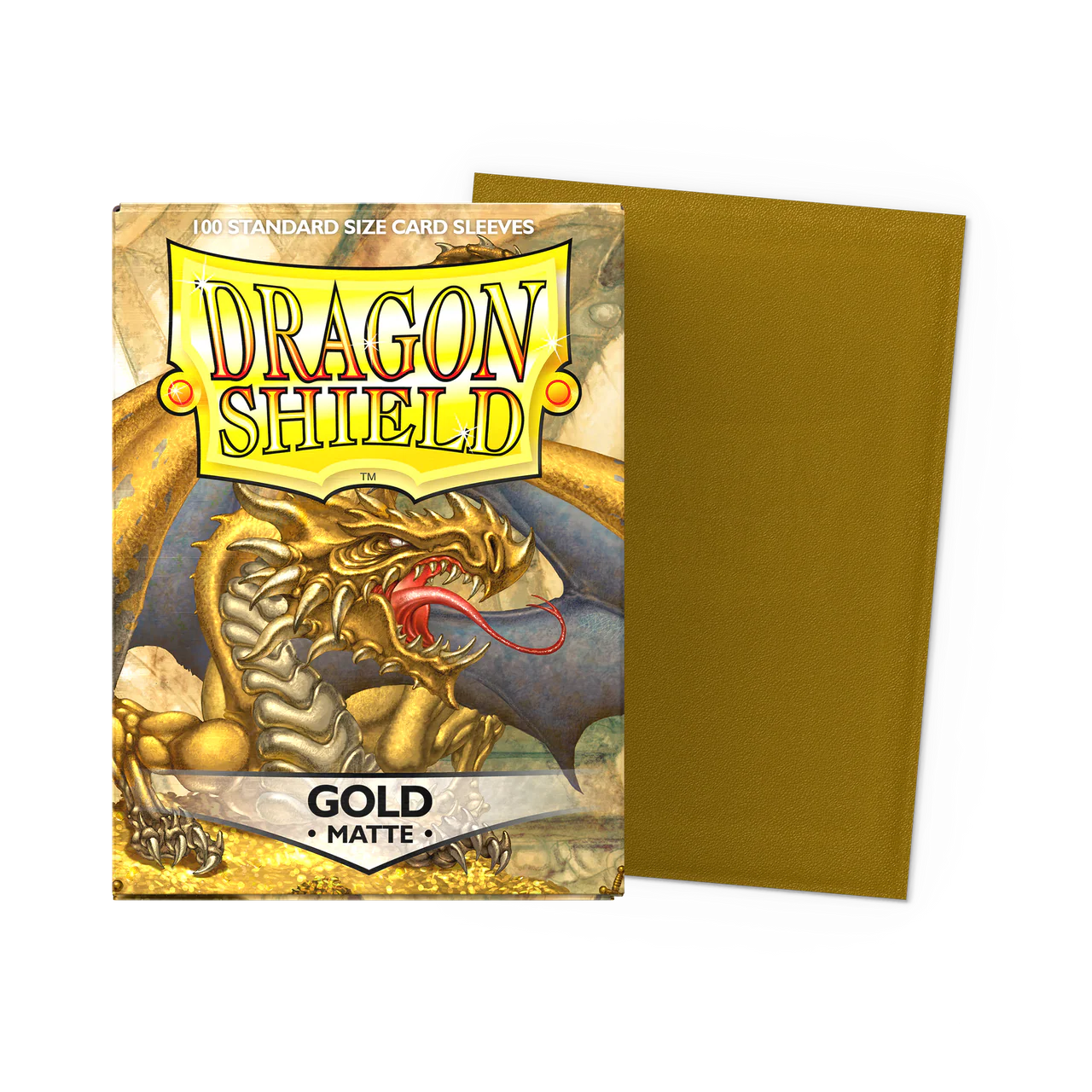Dragon Shield: Matte Sleeves - Gold