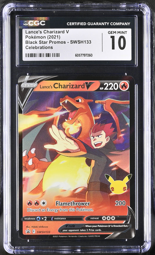 Lance's Charizard V CGC GEM MINT 10