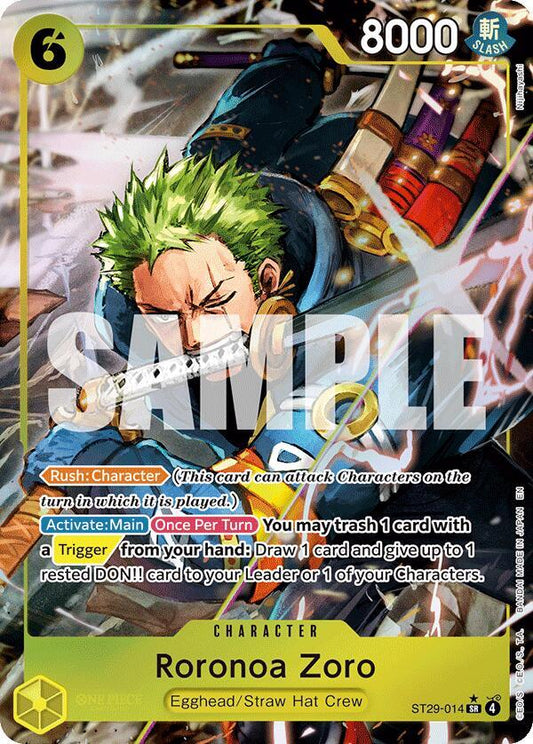 Roronoa Zoro (Full Art) - Starter Deck 29: Egghead (ST-29)