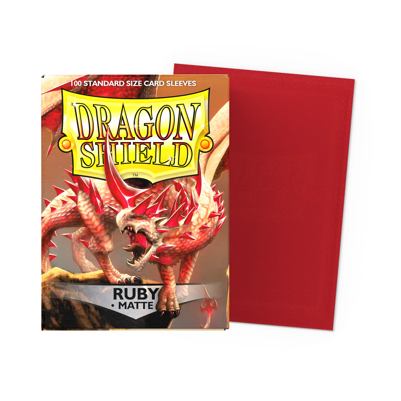 Dragon Shield: Matte Sleeves - Ruby