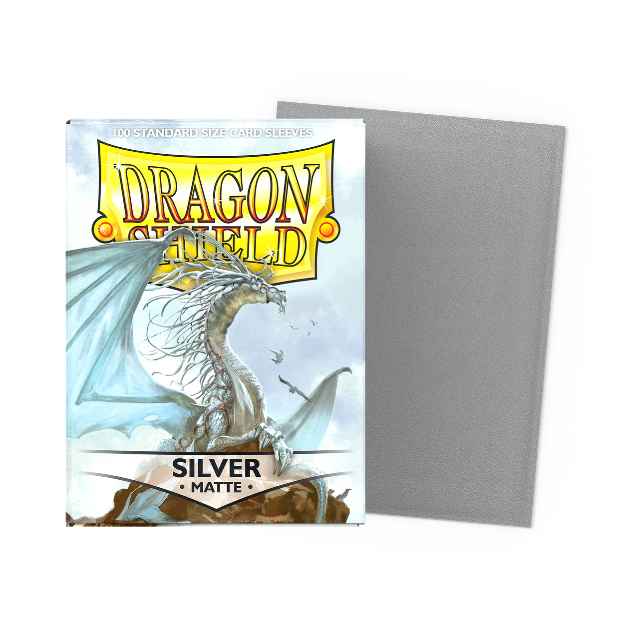 Dragon Shield: Matte Sleeves - Silver