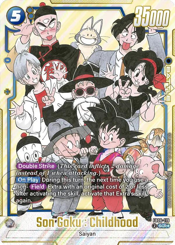 Son Goku : Childhood - FB06-119 (Alternate Art) - Manga Booster 02 (SB02)
