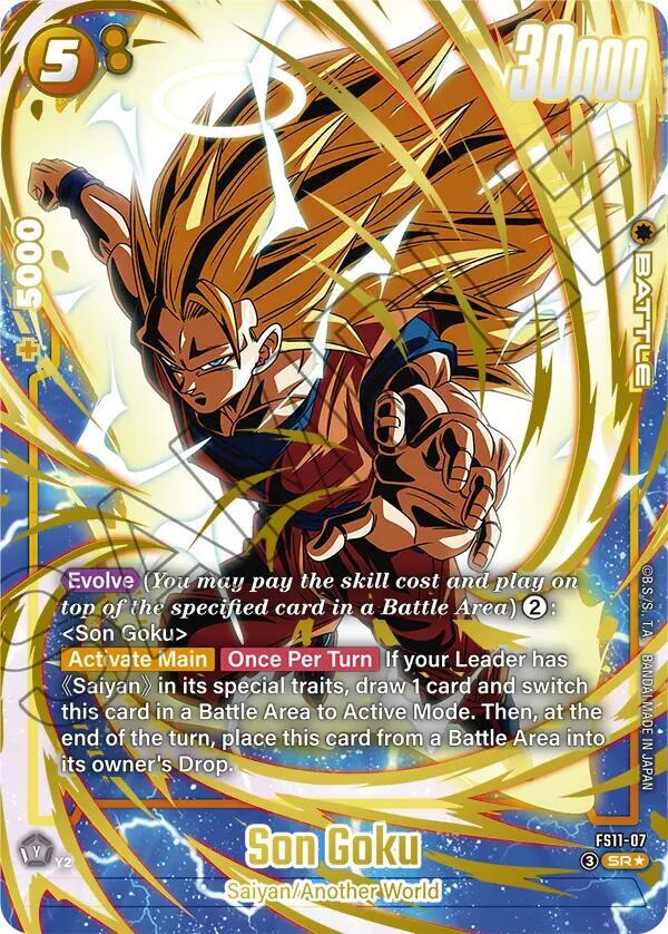 Son Goku - FS11-07 (Gold) - Starter Deck EX: The Phase of Evolution (FS11)