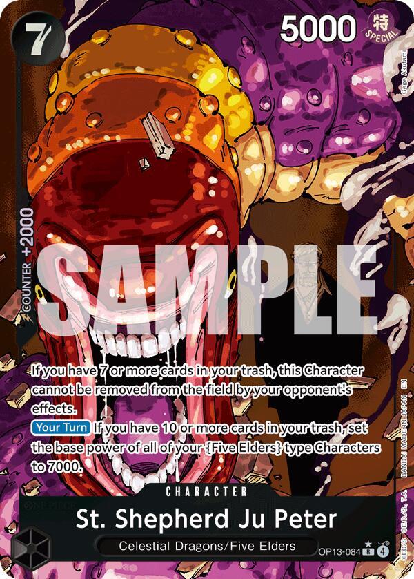 St. Shepherd Ju Peter (Alternate Art) - Carrying On His Will (OP13)