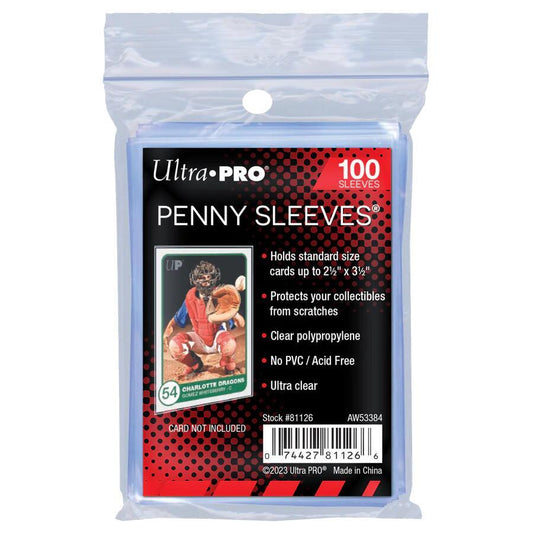Ultra Pro: Soft Card Penny Sleeves - Standard (100-Pack) - Ultra Pro Card Sleeves