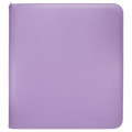 Vivid 12-Pocket Zippered PRO-BINDER - PURPLE