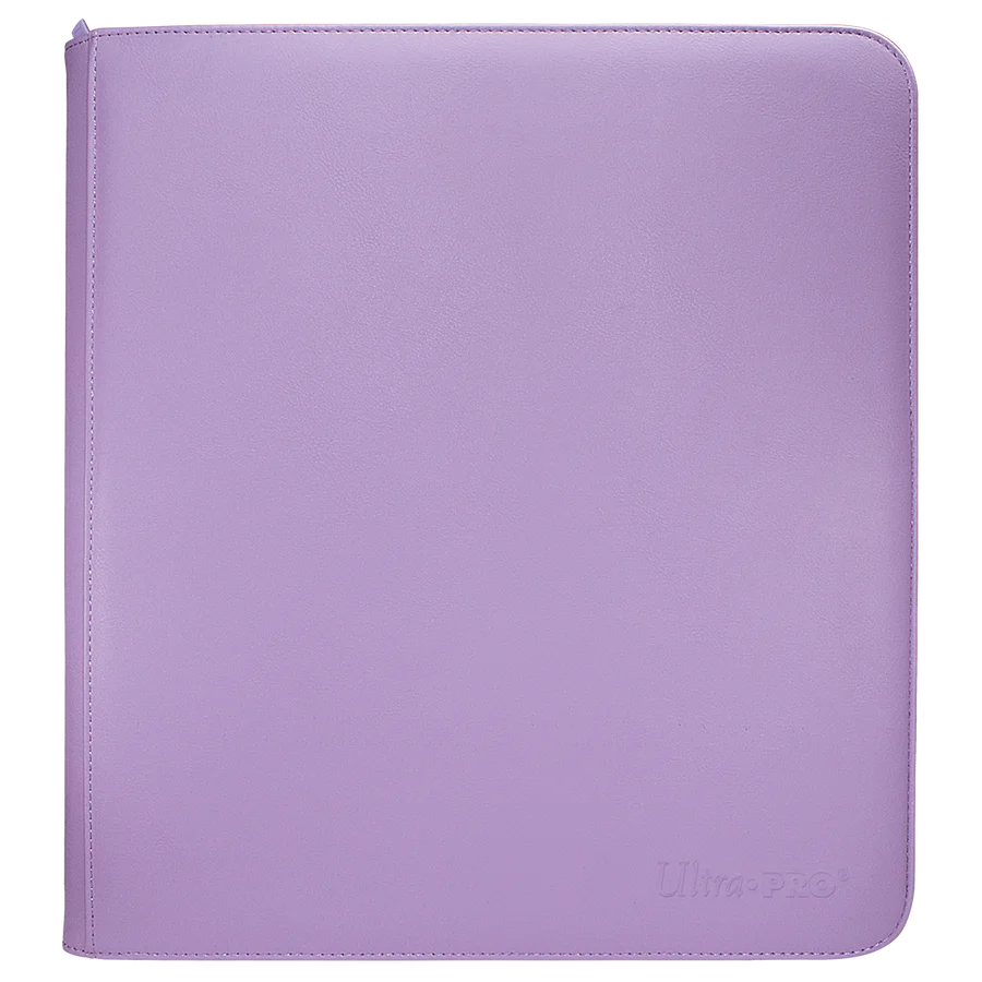 Vivid 12-Pocket Zippered PRO-BINDER - PURPLE