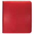 Vivid 12-Pocket Zippered PRO-BINDER - RED