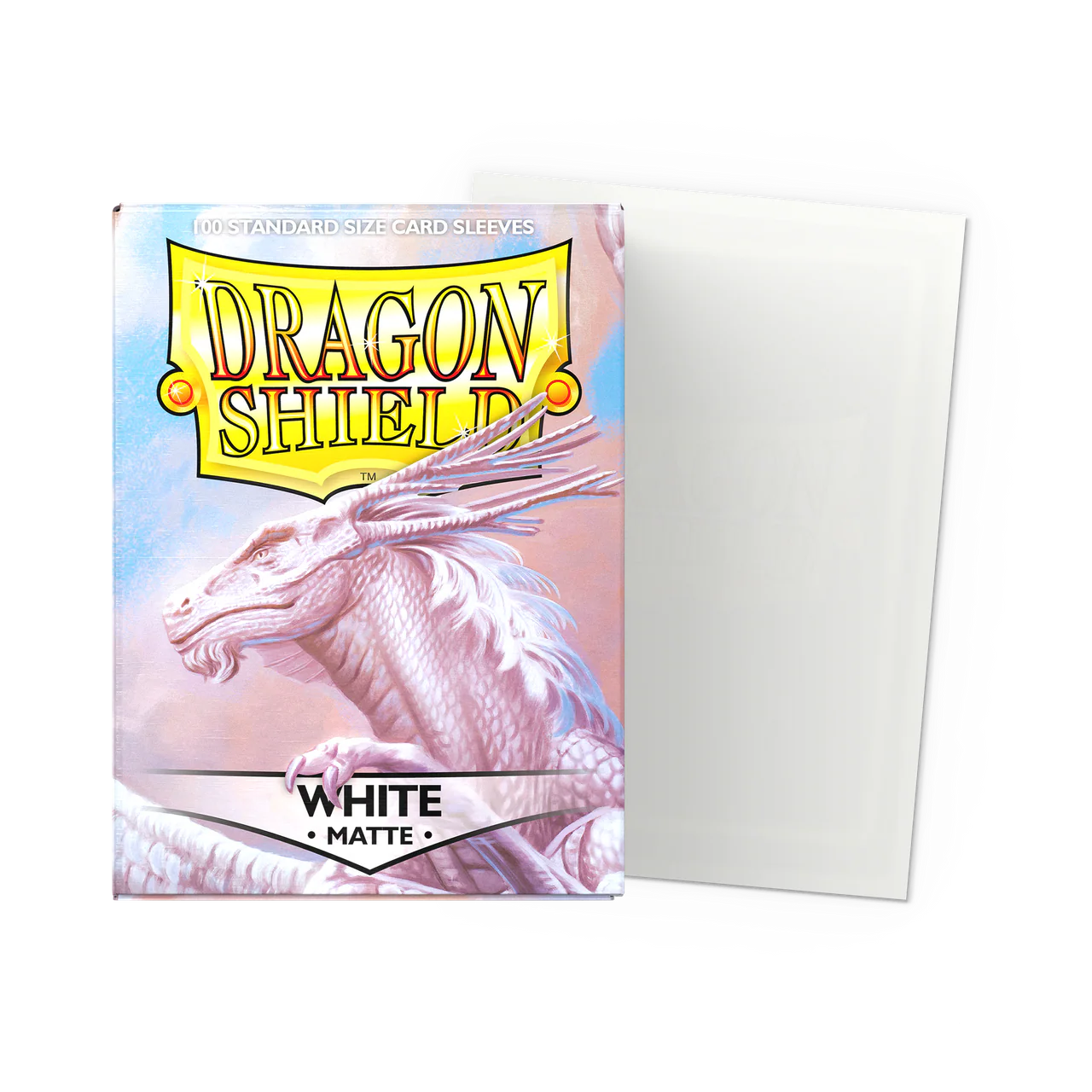 Dragon Shield: Matte Sleeves - White
