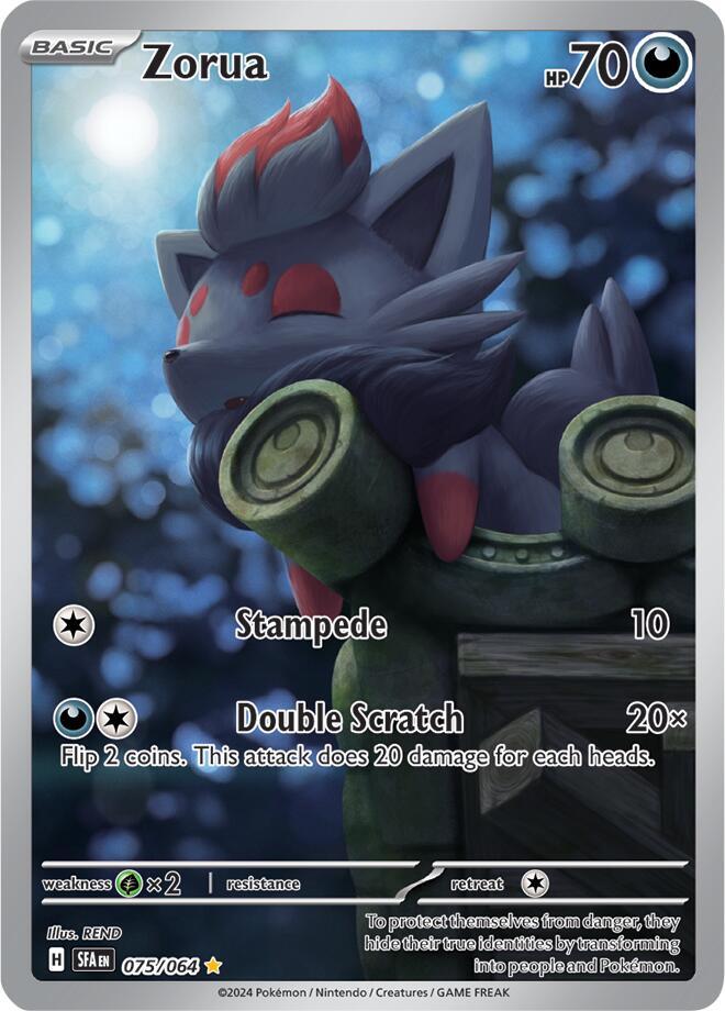 Zorua - 075/064 - SV: Shrouded Fable (SFA)